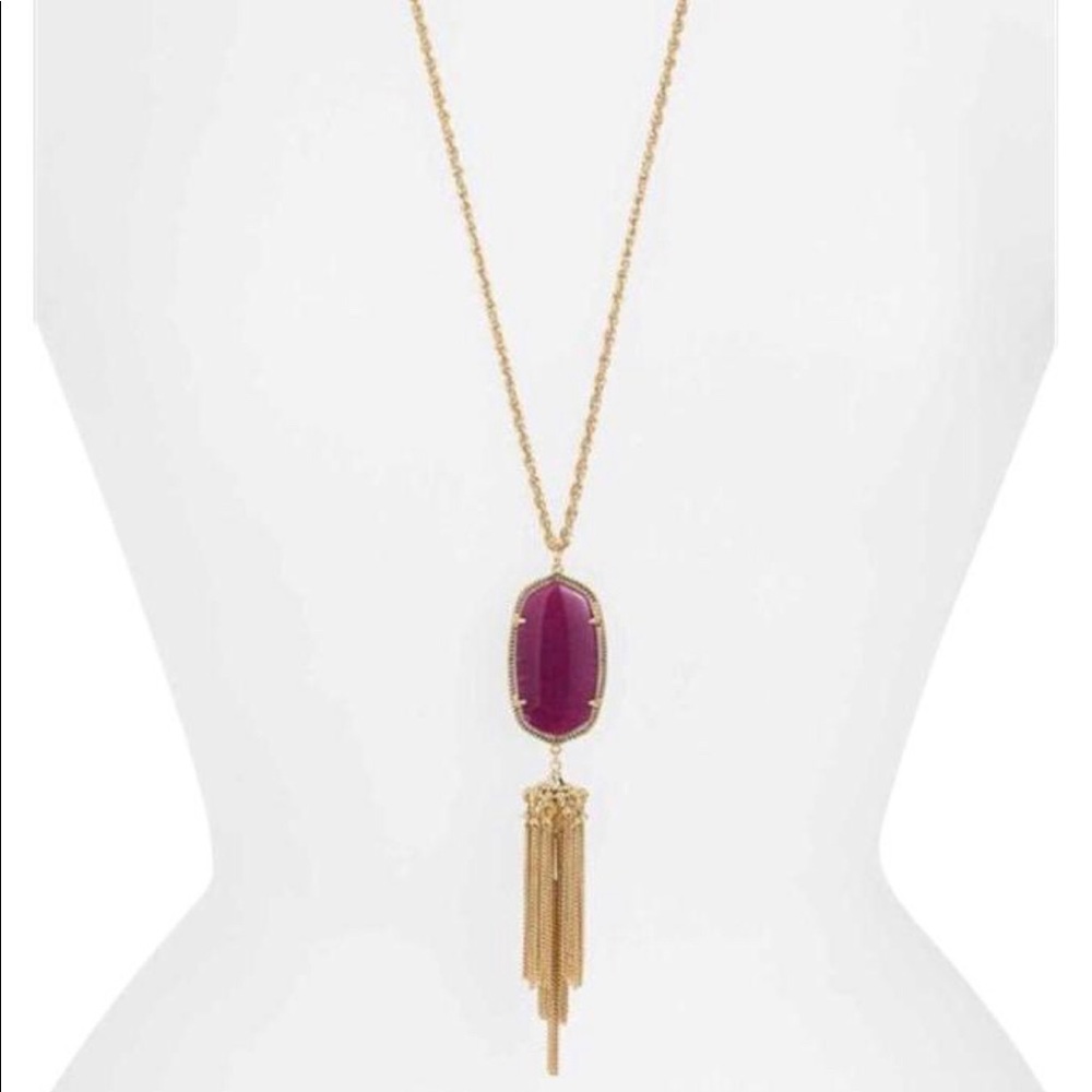 Maroon Kendra Scott necklace